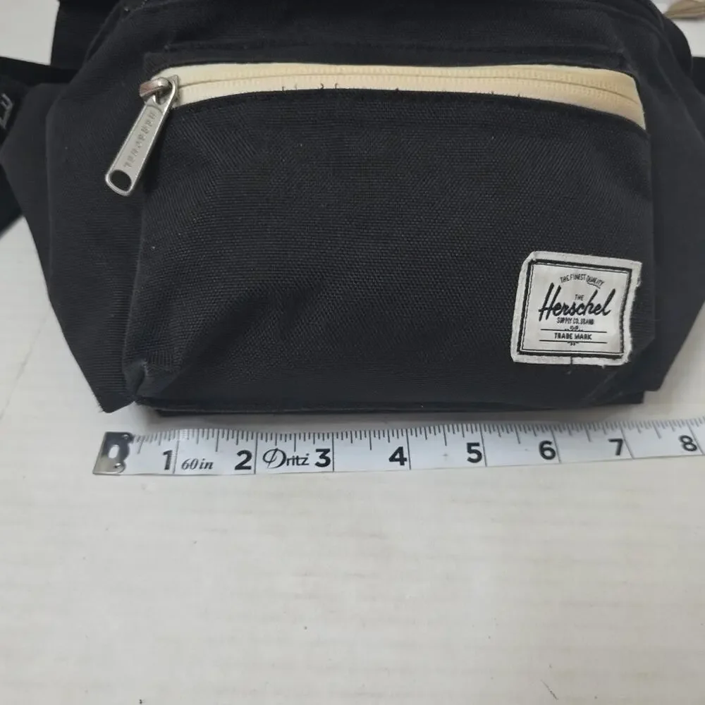 Herschel Supply Co. Unisex Hip Pack Waist Pack Fanny Pack Bag Black Clean